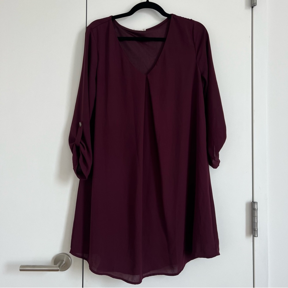 Purple Blouse Tunic or Dress